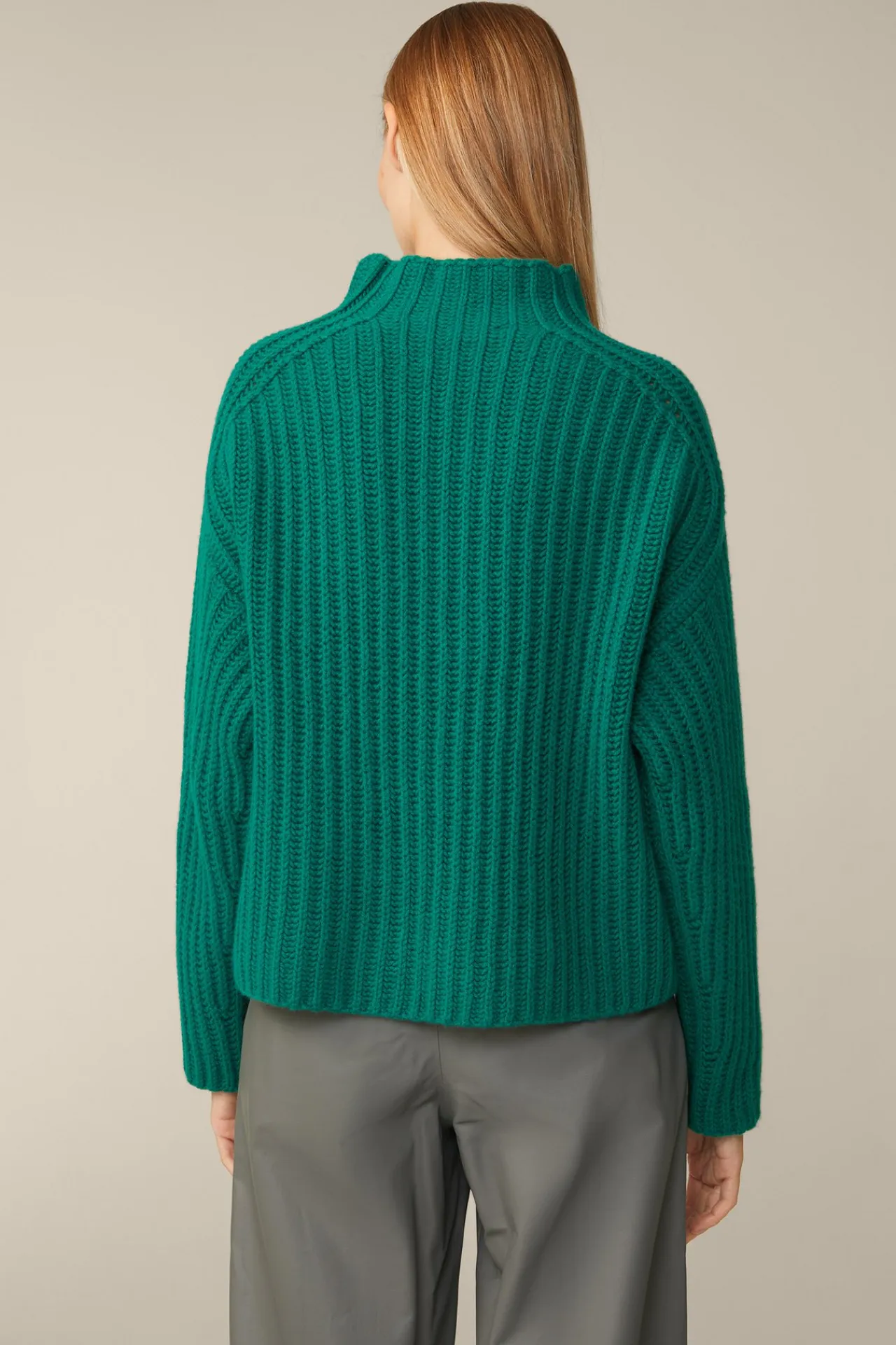 Schurwoll-Cashmeremix-Stehkragen-Pullover In*Windsor Online