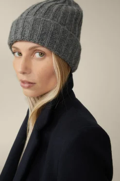 Schurwoll-Cashmere Mutze In*Windsor Hot