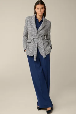 Schurwoll-Long-Blazer Mit Gürtel In*Windsor Best
