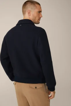 Schurwollmix-Blouson Stilo Mit Hemdkragen In*Windsor Hot