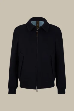 Schurwollmix-Blouson Stilo Mit Hemdkragen In*Windsor Hot
