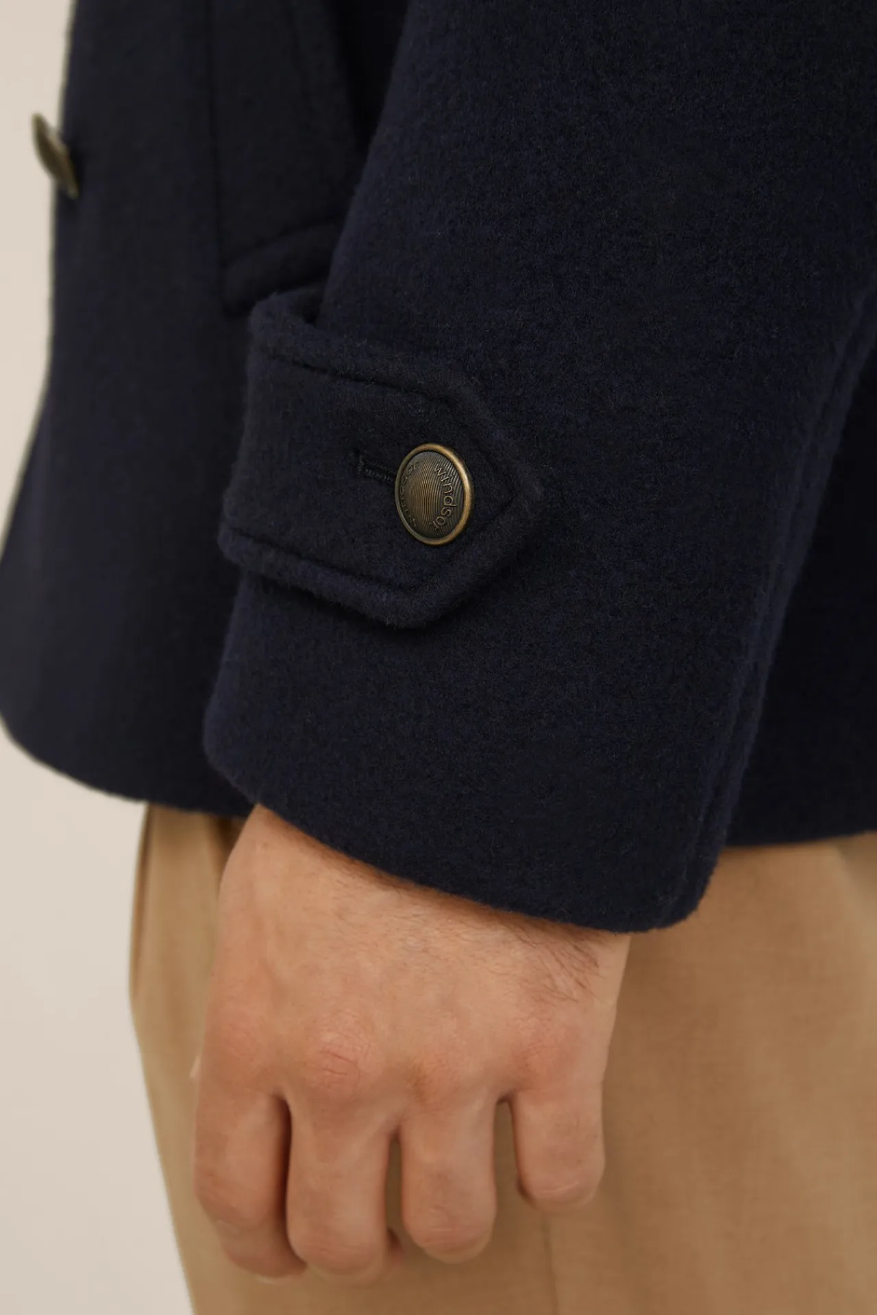 Schurwollmix-Caban-Jacke Cabon Mit Reverskragen In*Windsor Best
