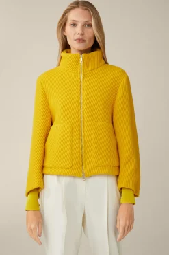 Schurwollmix-Cape-Jacke Mit Struktur In*Windsor Hot