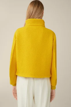 Schurwollmix-Cape-Jacke Mit Struktur In*Windsor Hot