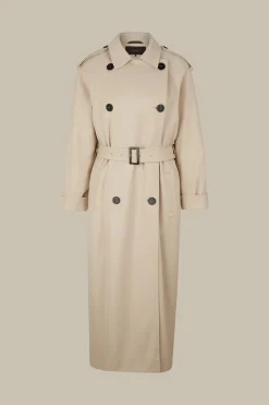 Schurwollmix-Twill-Trenchcoat In*Windsor Outlet