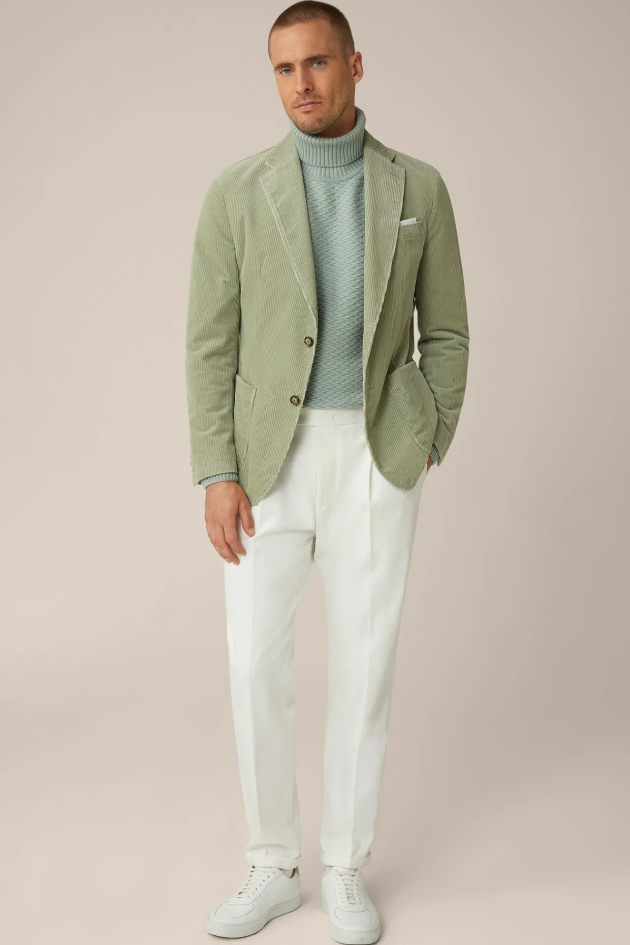 Schurwoll-Rollkragen-Pullover Amilo Mit Cashmere In Strukturiert*Windsor Online