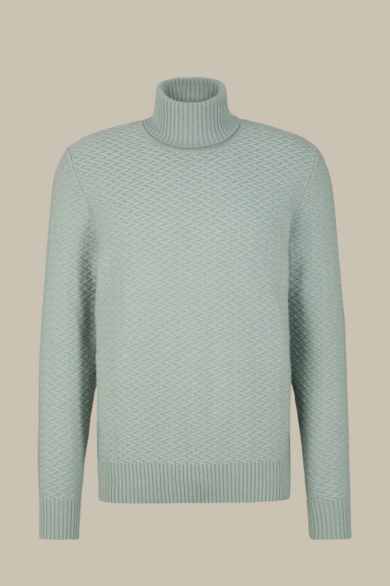 Schurwoll-Rollkragen-Pullover Amilo Mit Cashmere In Strukturiert*Windsor Online