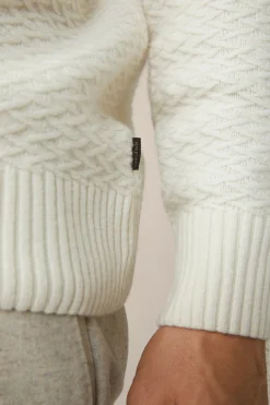 Schurwoll-Rollkragen-Pullover Amilo Mit Cashmere In Strukturiert*Windsor Online