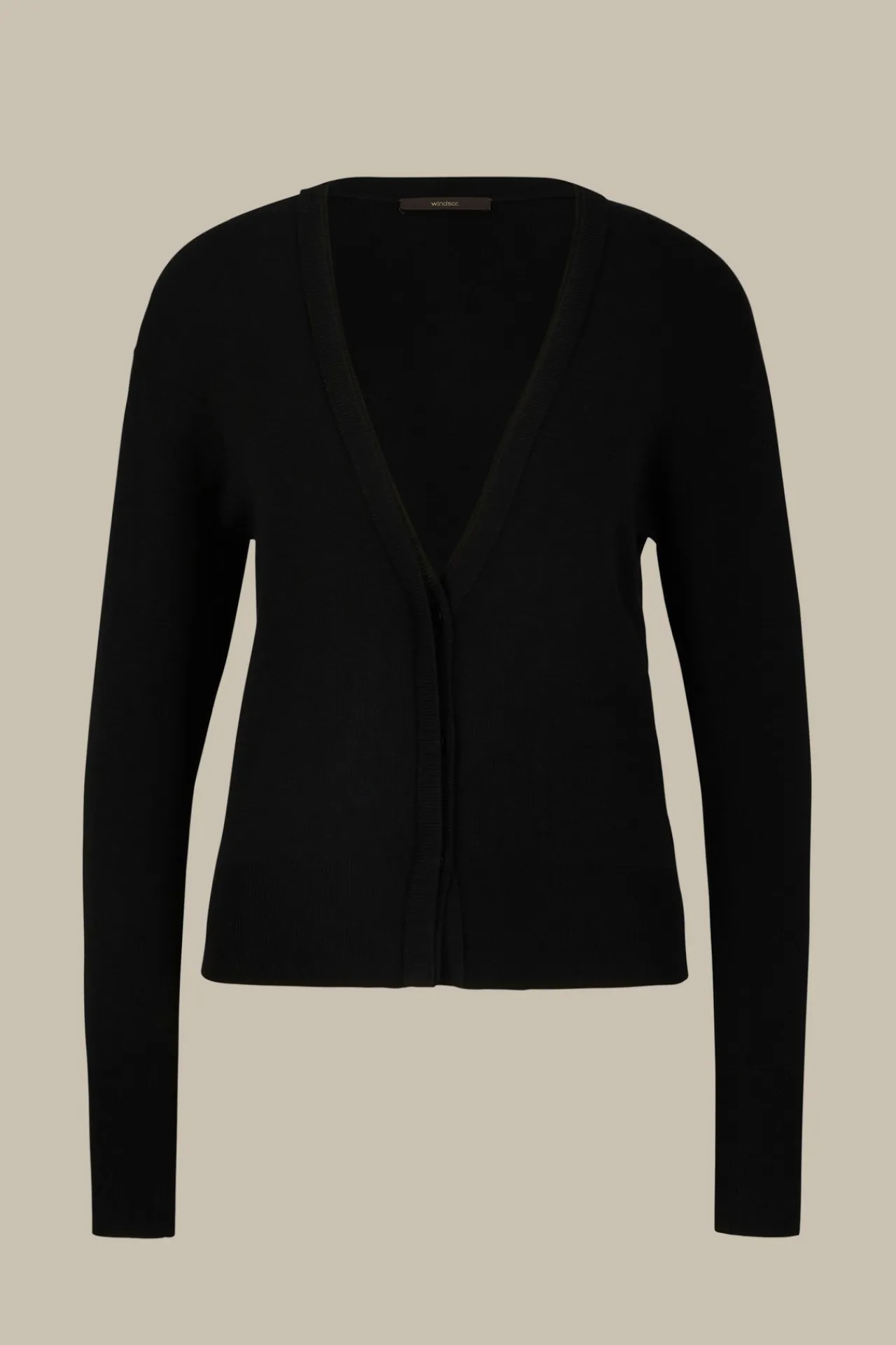 Schurwoll-Seidenmix-Cardigan In*Windsor Outlet