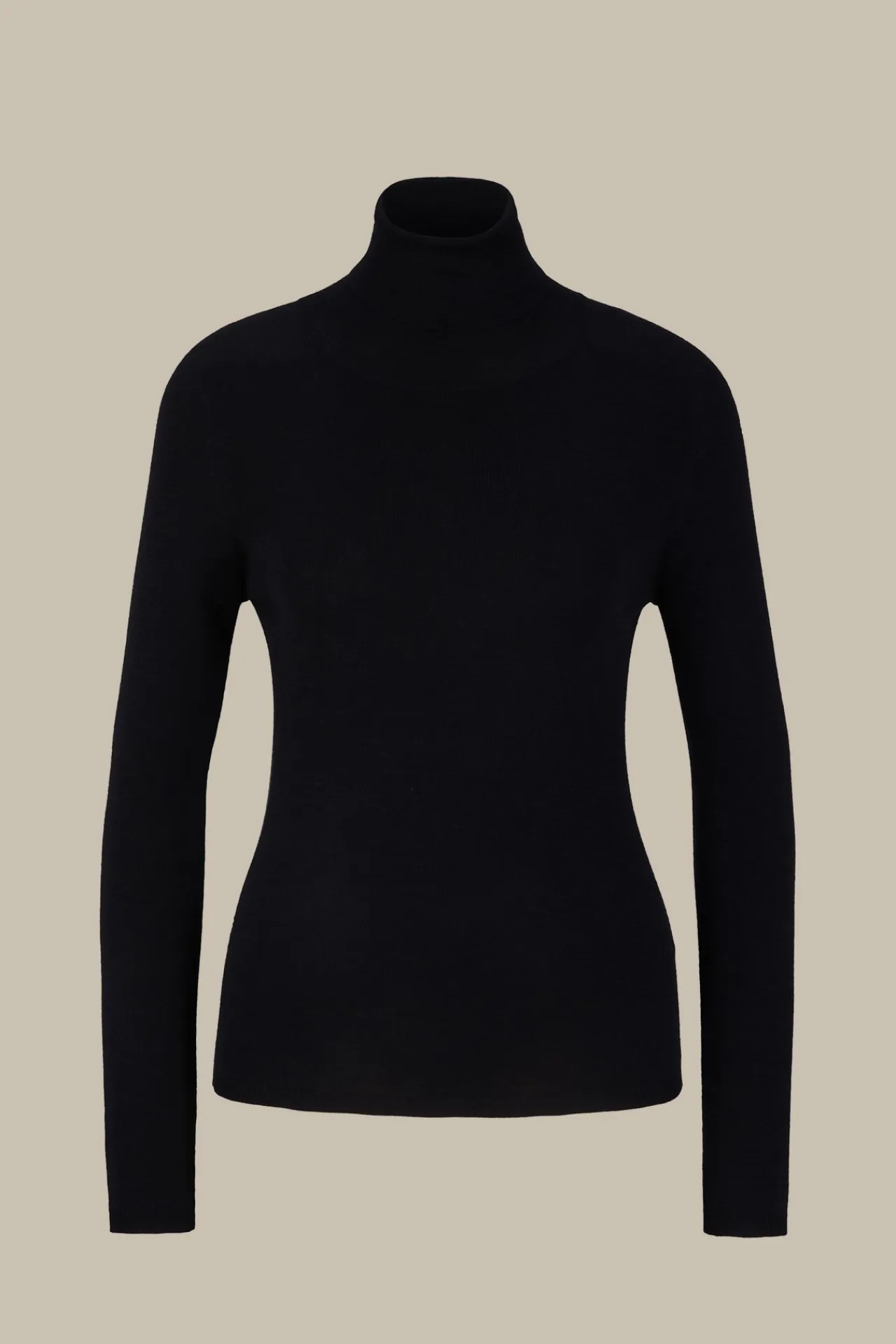 Schurwoll-Seidenmix-Rollkragen-Pullover In*Windsor Best