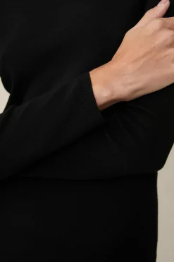 Schurwoll-Seidenmix-Rollkragen-Pullover In*Windsor New