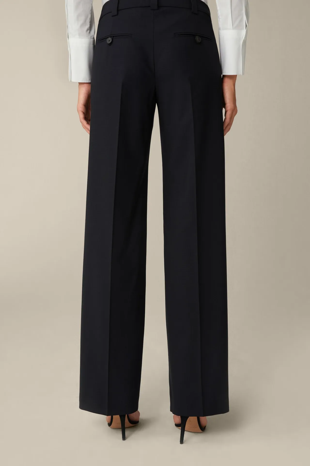 Schurwoll-Stretch-Anzug-Hose In*Windsor Best