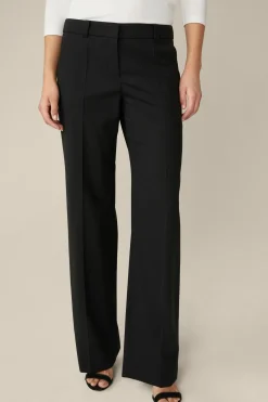 Schurwoll-Stretch-Anzug-Hose In*Windsor Sale