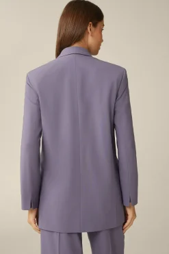 Schurwollstretch-Doppelreiher-Blazer In*Windsor Clearance