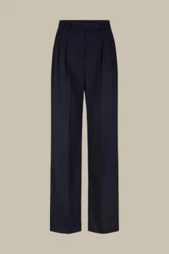 Schurwollstretch-Marlene-Hose In*Windsor Hot