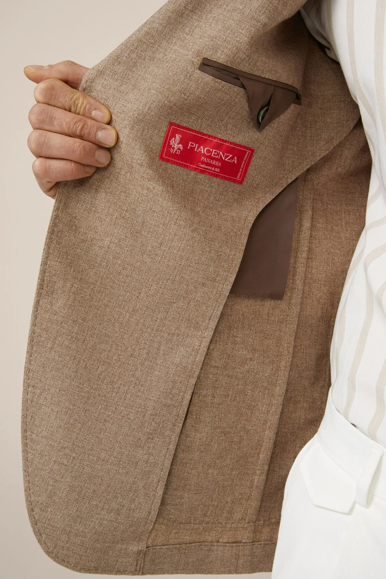 Seide-Cashmere-Sakko Camicia In Meliert*Windsor Sale