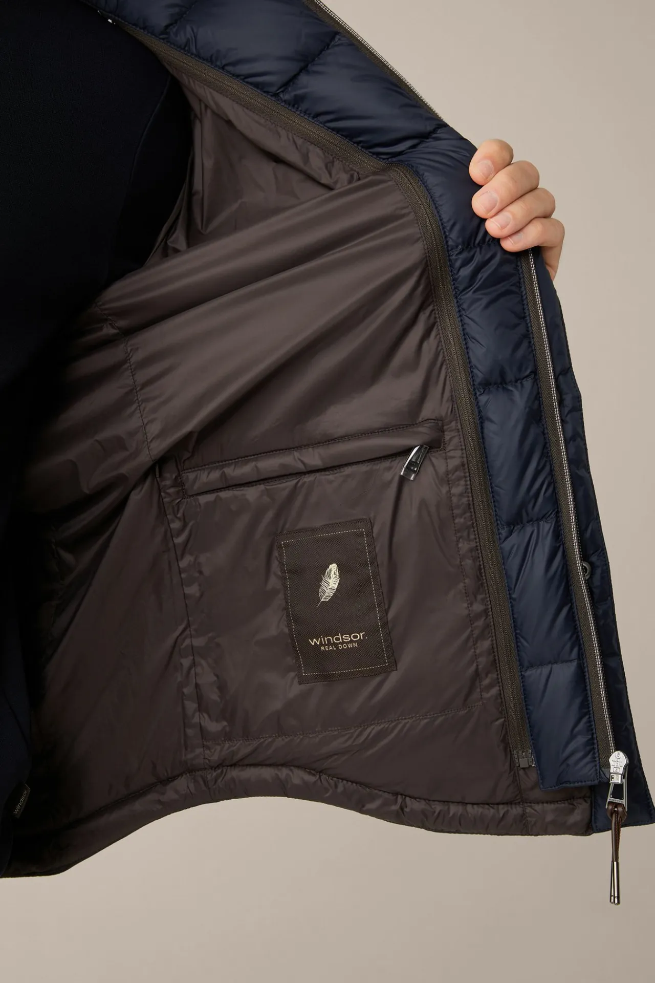 Stepp-Nylon-Jacke Cossato Mit Brusttaschen In*Windsor Discount