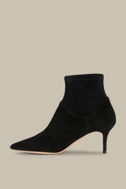 Stiefelette Aus Ziegenveloursleder In By Unutzer*Windsor Fashion