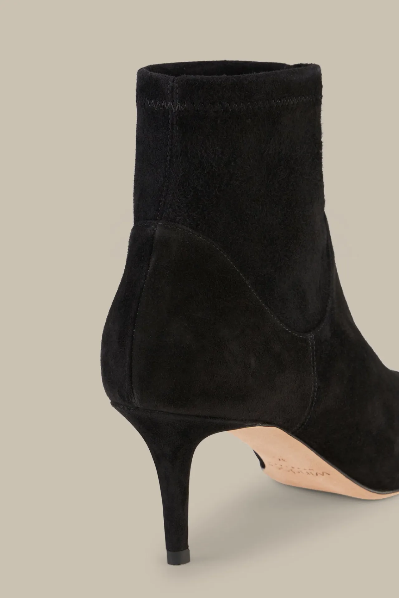 Stiefelette Aus Ziegenveloursleder In By Unutzer*Windsor Fashion