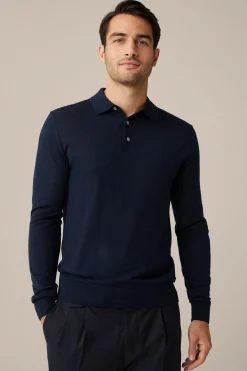 Strick-Poloshirt Nando Mit Seide Und Cashmere In*Windsor Sale