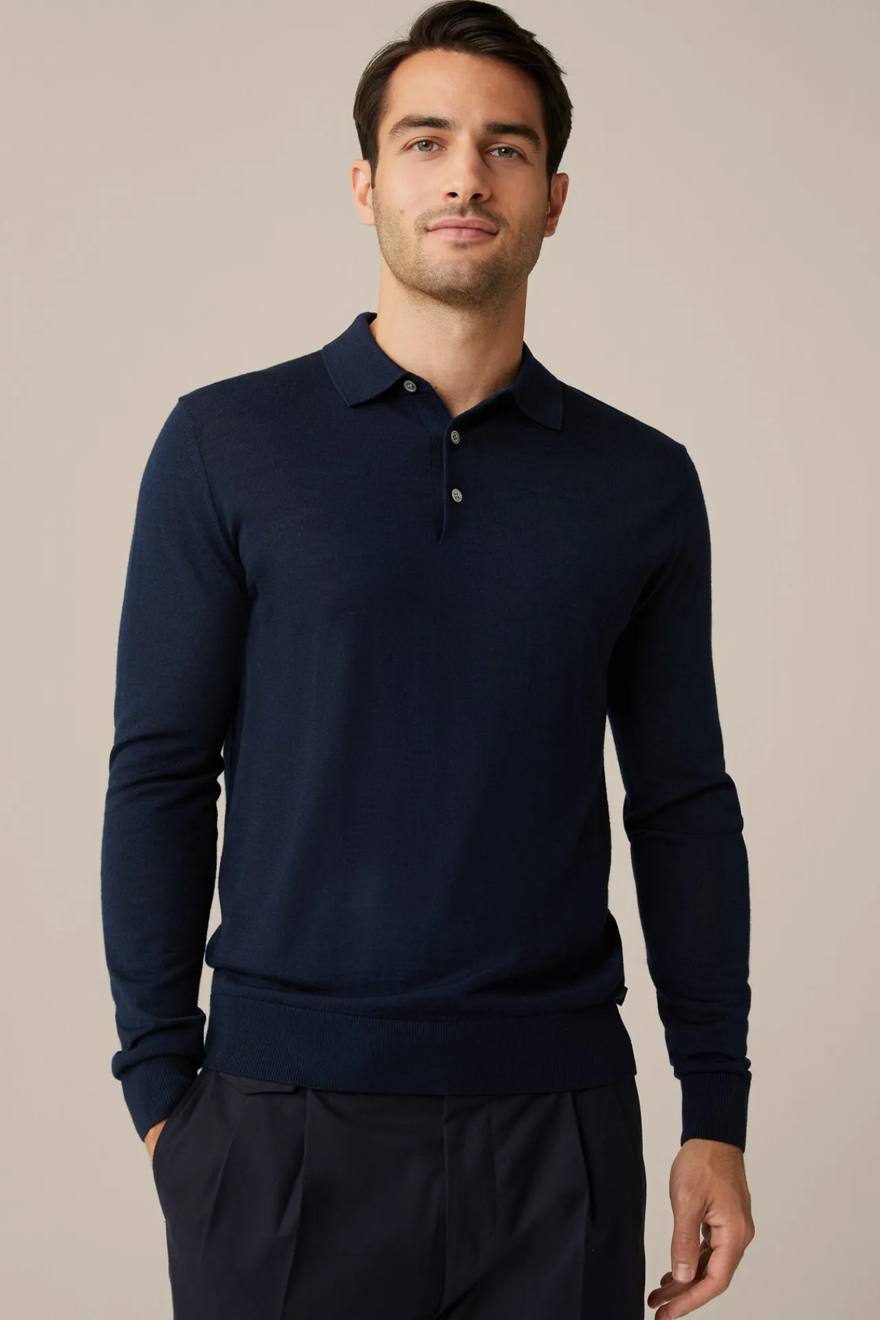 Strick-Poloshirt Nando Mit Seide Und Cashmere In*Windsor Sale