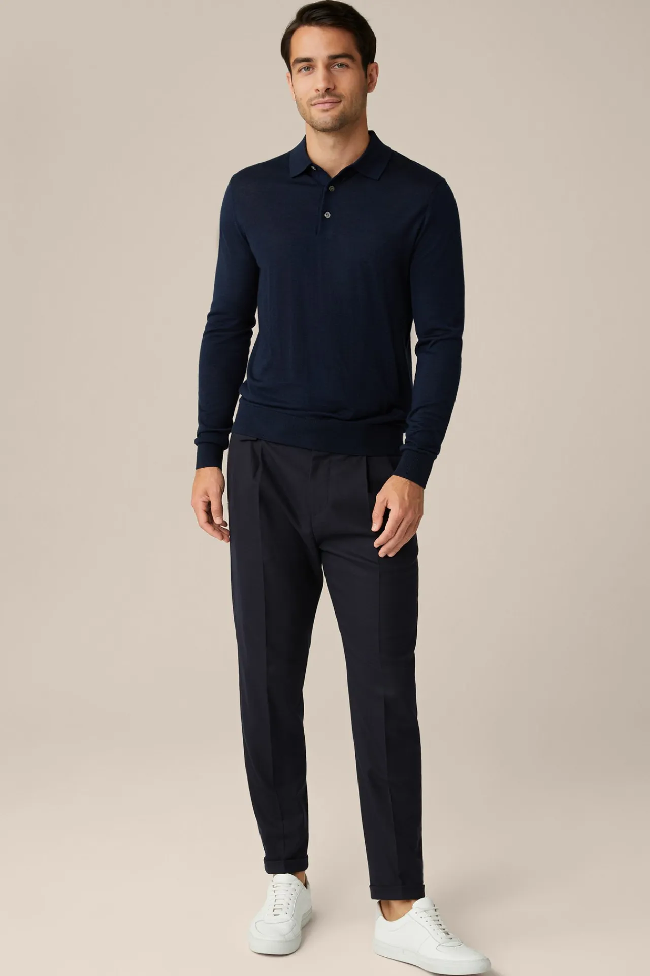 Strick-Poloshirt Nando Mit Seide Und Cashmere In*Windsor Sale