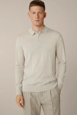 Strick-Poloshirt Nando Mit Seide Und Cashmere In Beige*Windsor Clearance