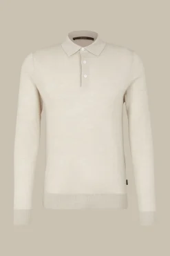 Strick-Poloshirt Nando Mit Seide Und Cashmere In Beige*Windsor Clearance