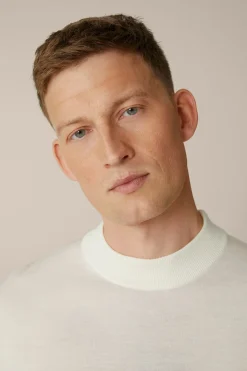 Strick-Stehkragen-Pullover Nando Mit Seide Und Cashmere In*Windsor Clearance