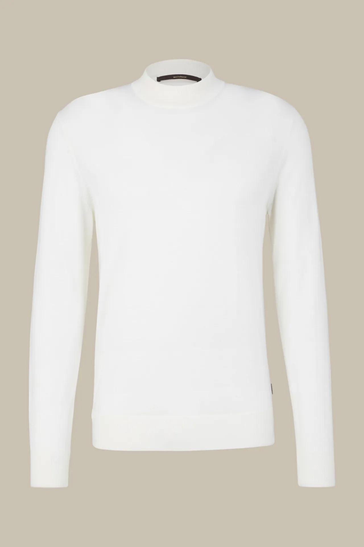 Strick-Stehkragen-Pullover Nando Mit Seide Und Cashmere In*Windsor Clearance