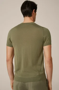 Strick-T-Shirt Nando In Oliv*Windsor Discount