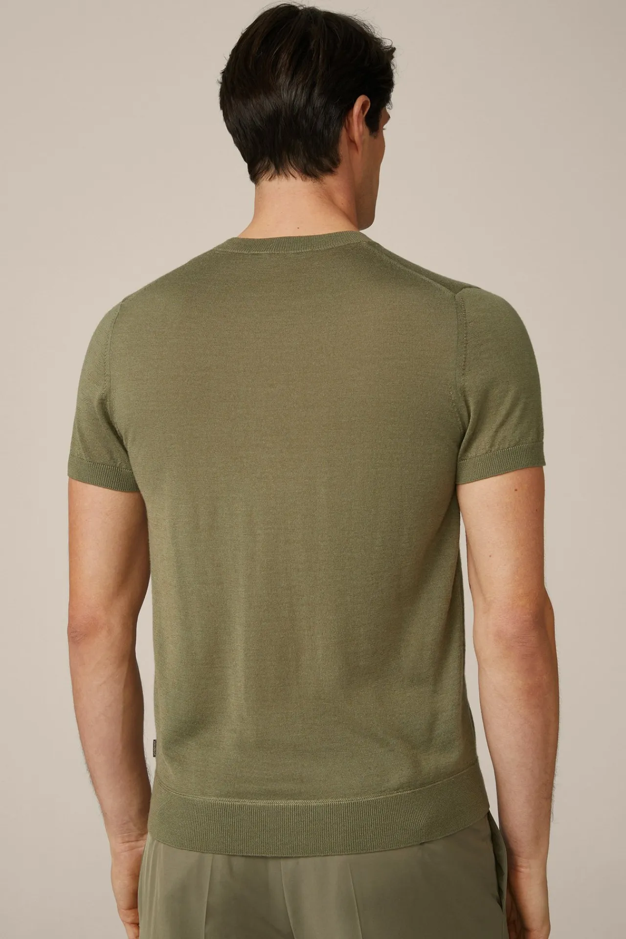Strick-T-Shirt Nando In Oliv*Windsor Discount