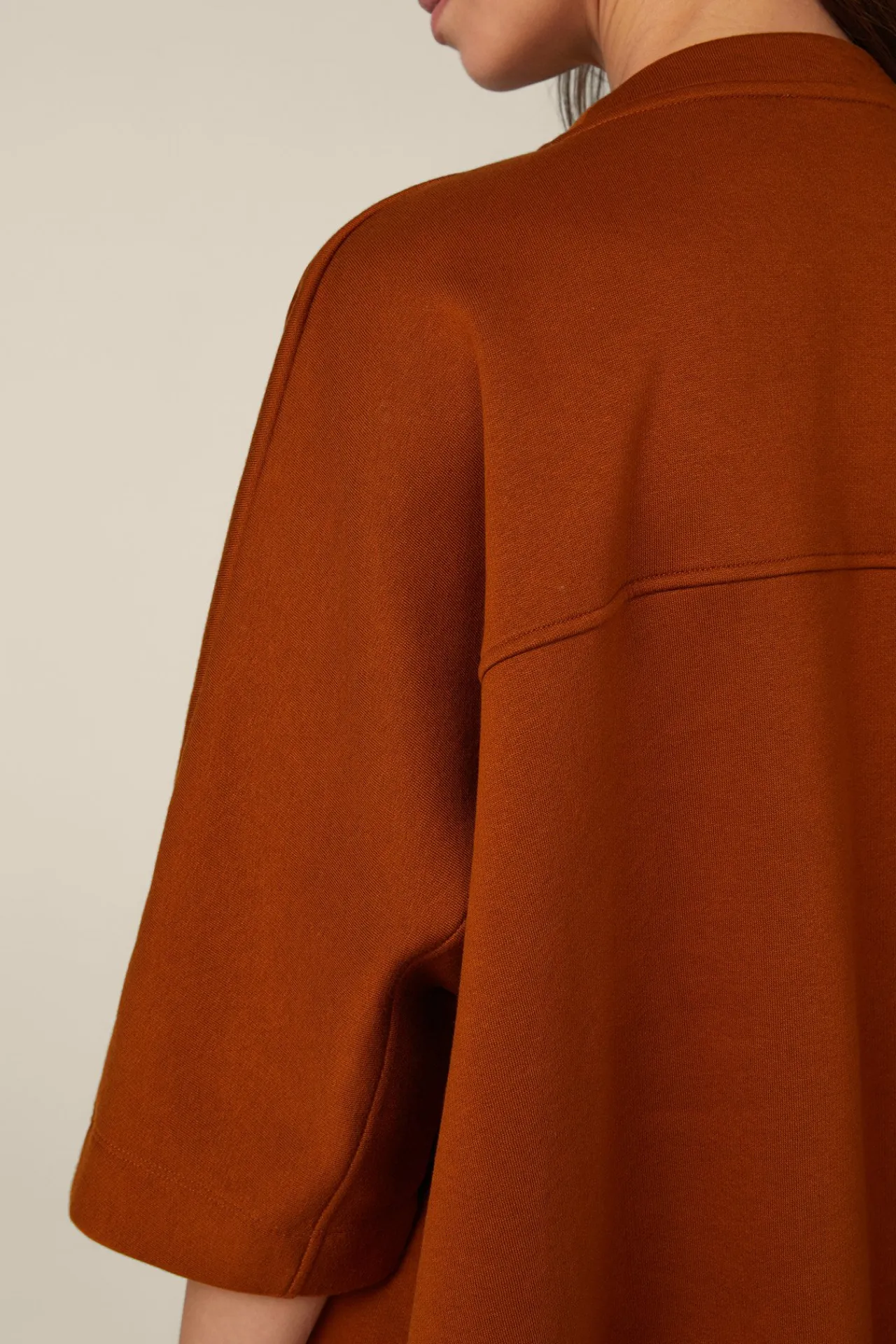 Sweat-Pullover, Oversized, In Kupfer*Windsor Fashion