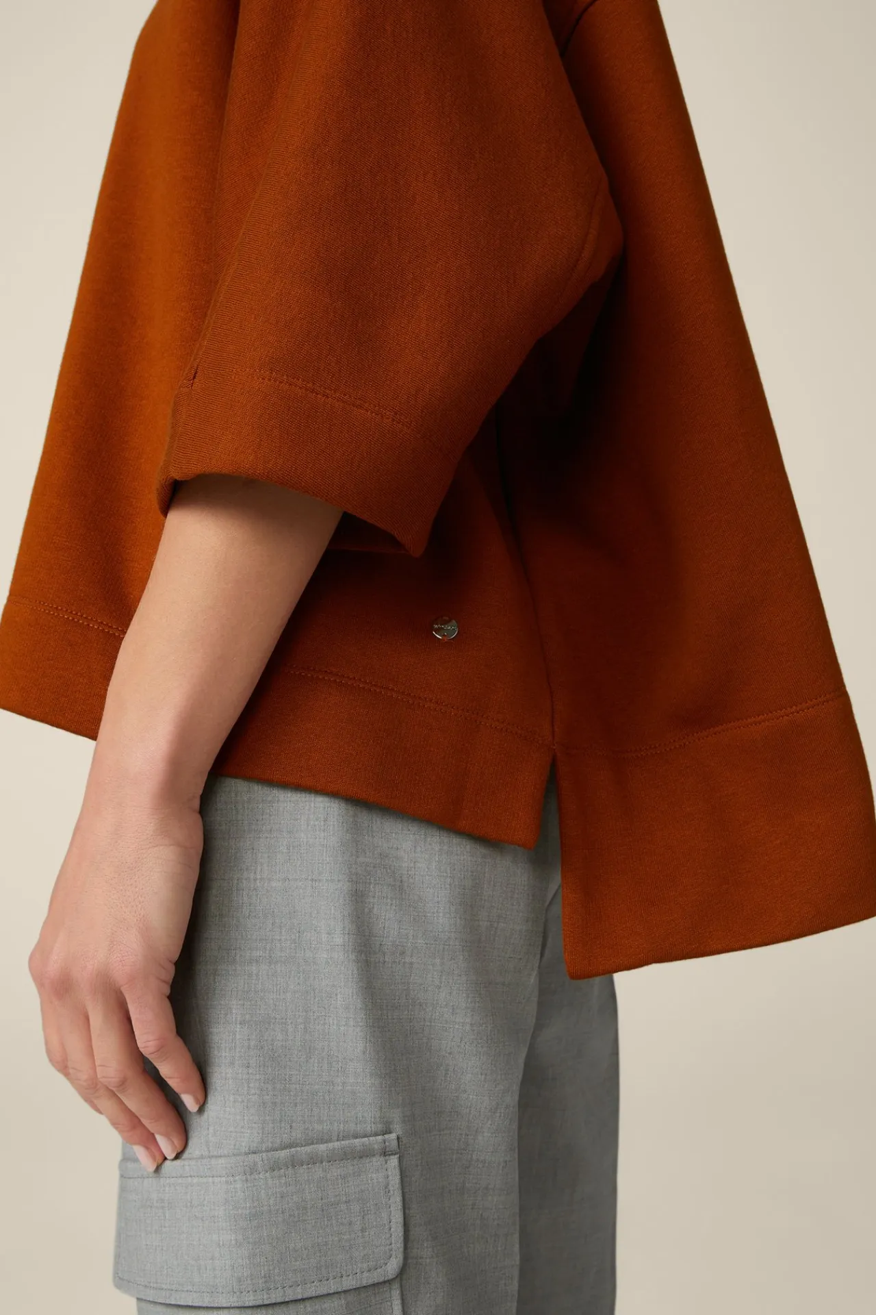 Sweat-Pullover, Oversized, In Kupfer*Windsor Fashion