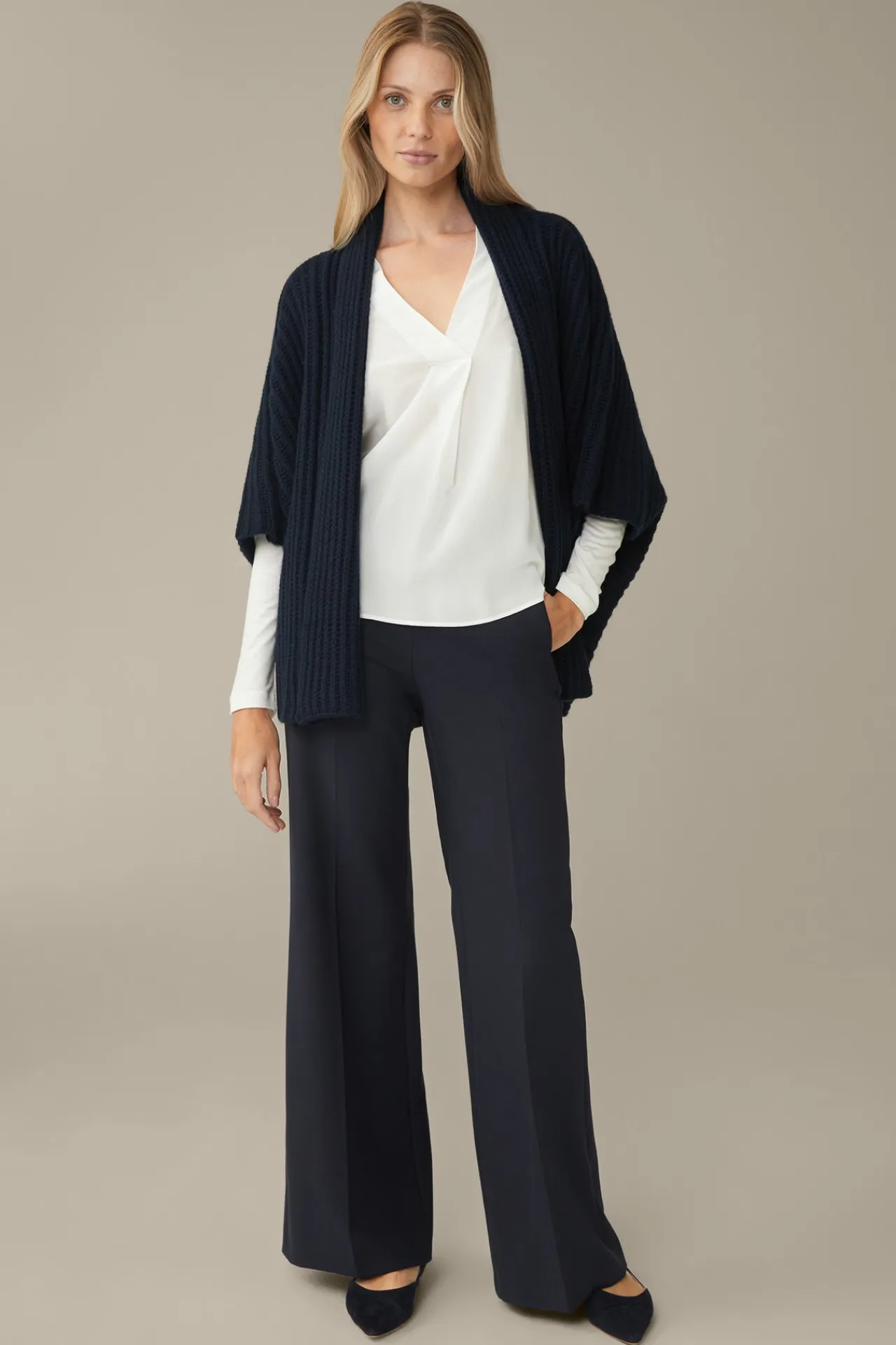 Tencel-Langarm-Shirt Mit Satin Vorderseite In*Windsor Best