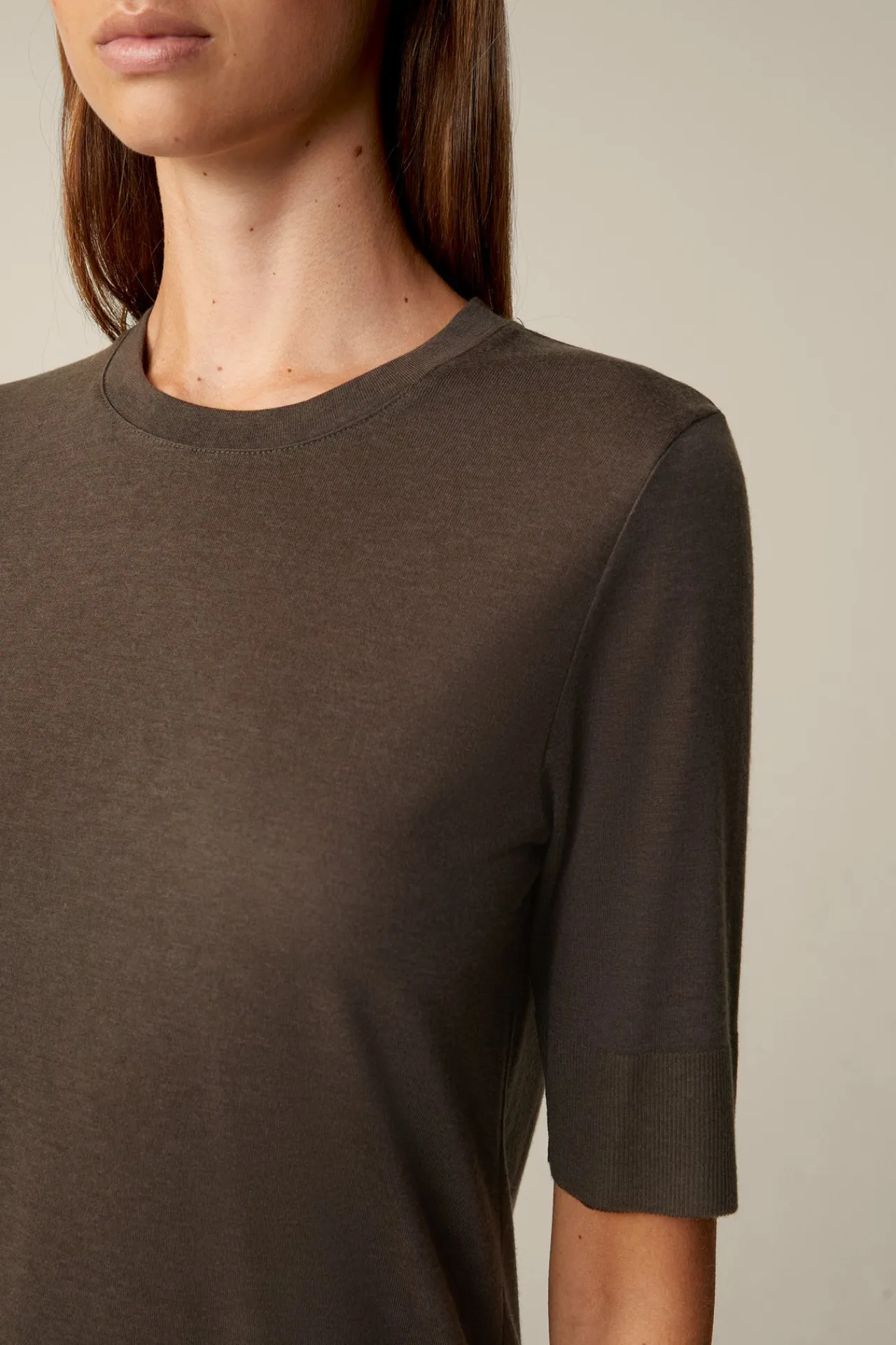 Tencel-Wollmix-Kurzarm-Shirt In*Windsor Online