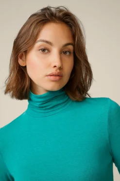 Tencel-Wollstretch-Rollkragen-Shirt In*Windsor Best