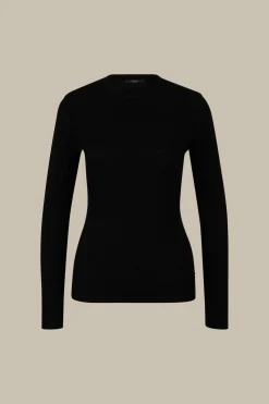 Tencel-Wollstretch-Rundhals-Shirt In*Windsor Outlet