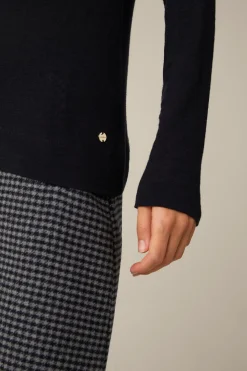 Tencel-Wollstretch-Rundhals-Shirt In*Windsor Clearance