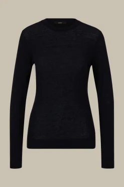 Tencel-Wollstretch-Rundhals-Shirt In*Windsor Clearance