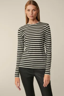 Tencel-Wollstretch-Rundhals-Shirt In*Windsor Fashion