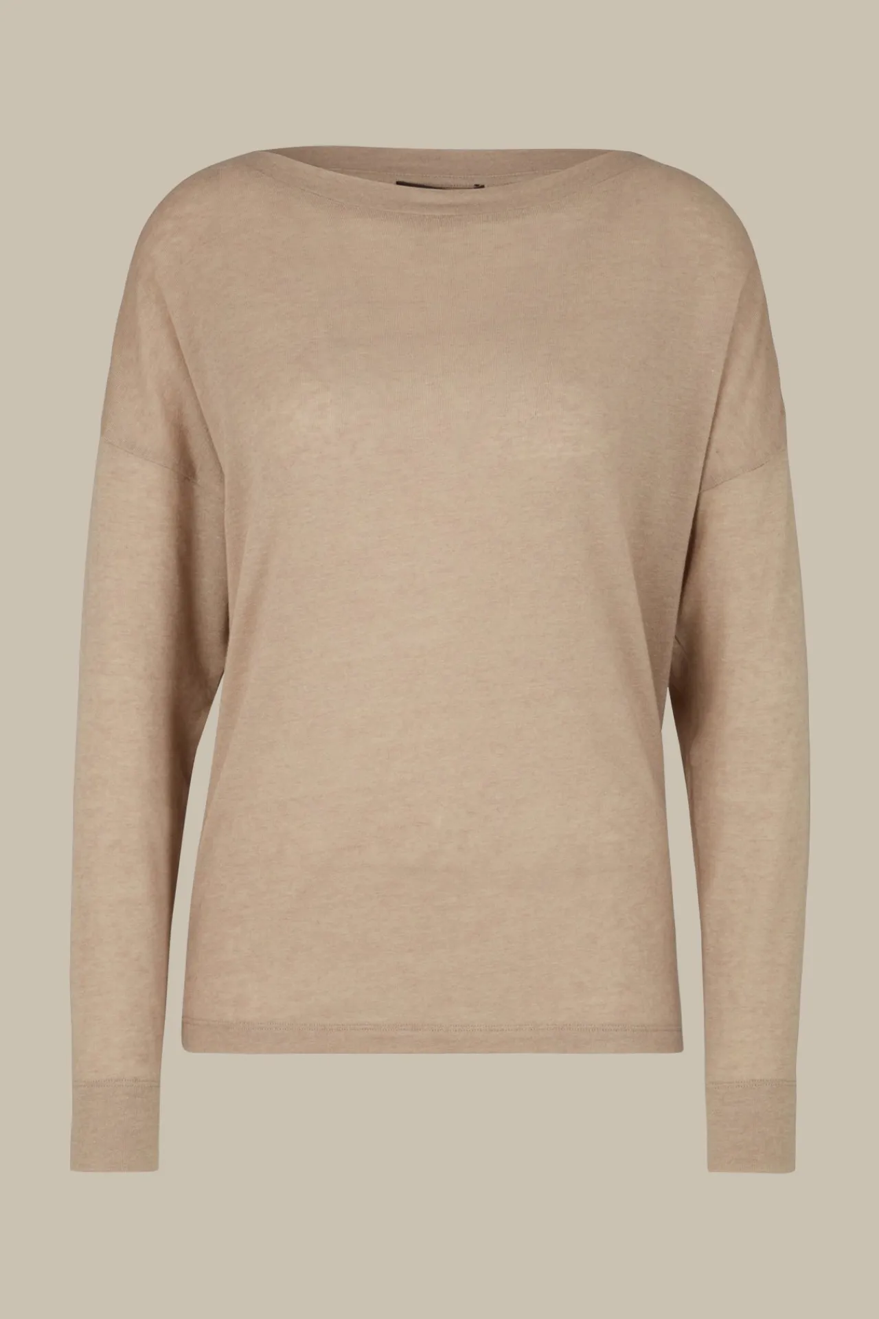 Tencel-Wollstretch-Shirt In Meliert*Windsor Sale
