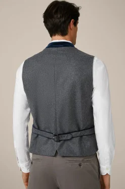 Trachten-Weste Au In Grau/Navy*Windsor Fashion