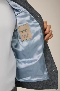 Trachten-Weste Au In Grau/Navy*Windsor Fashion