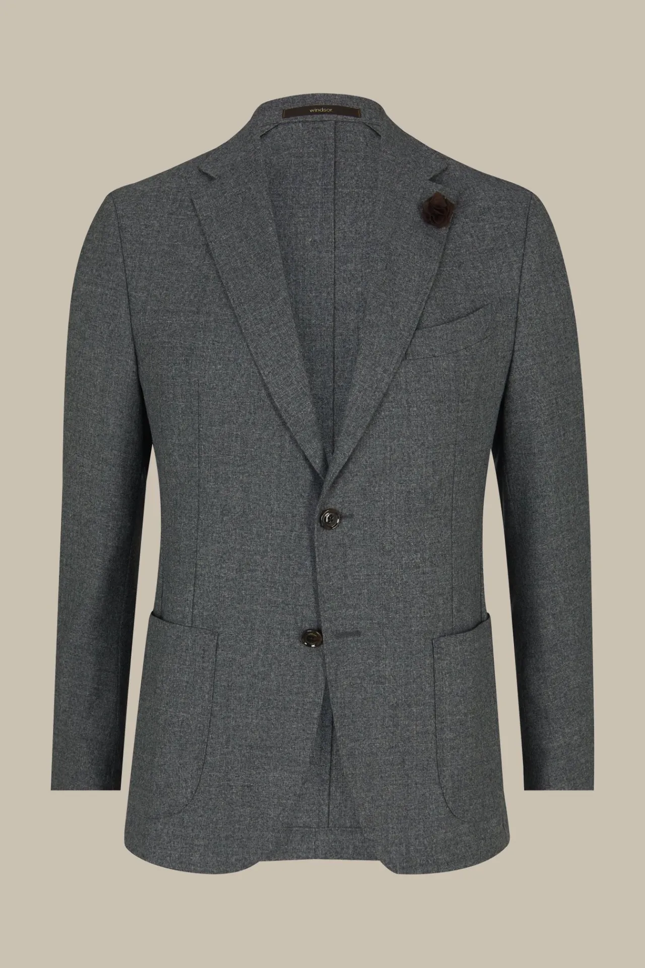 Travel Jersey-Flanell Baukasten-Sakko In*Windsor Discount