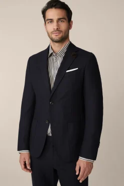 Travel Jersey-Flanell Baukasten-Sakko In*Windsor Hot