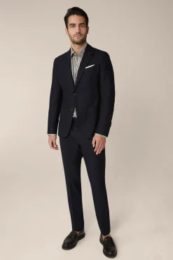 Travel Jersey-Flanell Baukasten-Sakko In*Windsor Hot