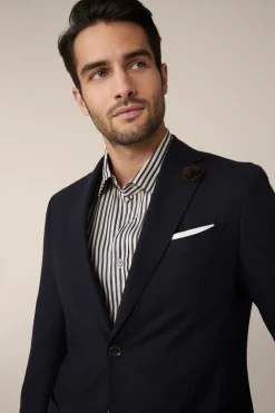 Travel Jersey-Flanell Baukasten-Sakko In*Windsor Hot
