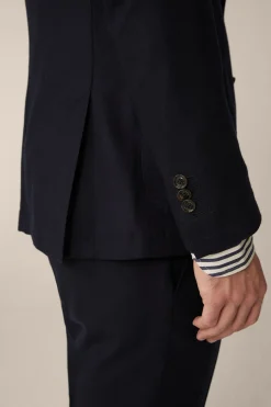 Travel Jersey-Flanell Baukasten-Sakko In*Windsor Hot