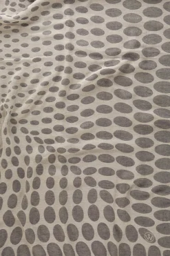 Viskose-Baumwoll-Schal In Beige-Grau Gemustert*Windsor Hot